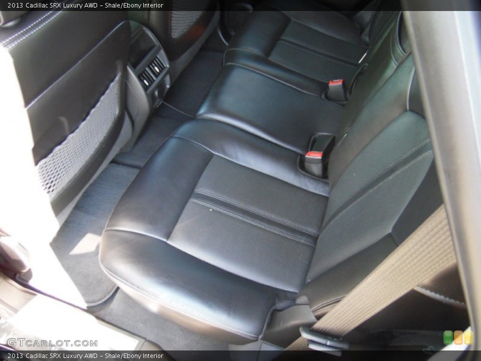Shale/Ebony Interior Rear Seat for the 2013 Cadillac SRX Luxury AWD #108080801