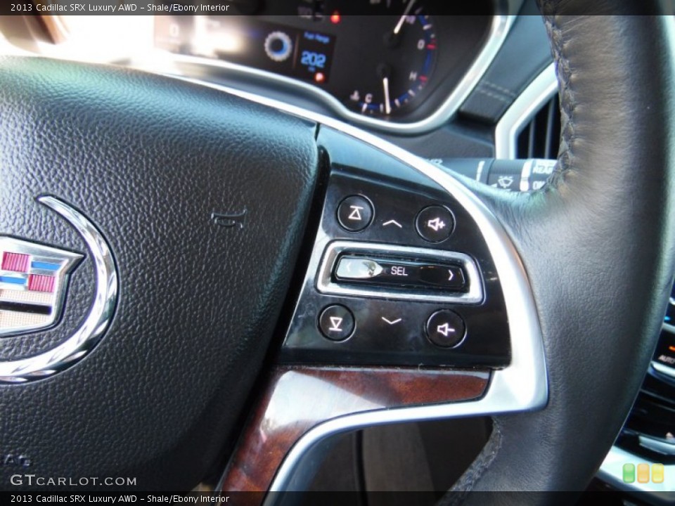 Shale/Ebony Interior Controls for the 2013 Cadillac SRX Luxury AWD #108080834