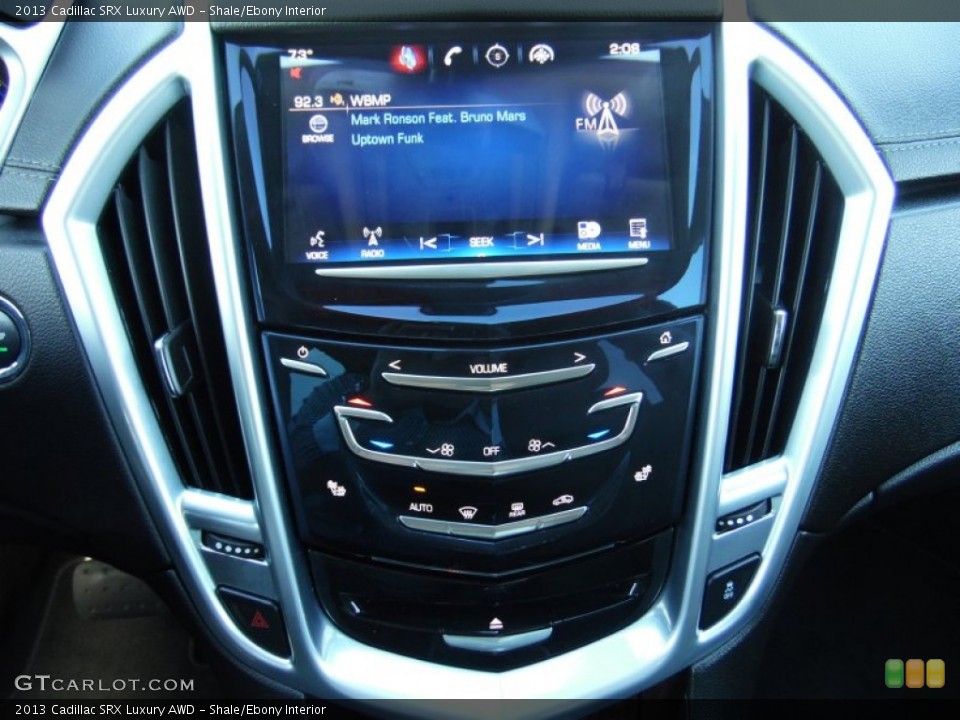Shale/Ebony Interior Controls for the 2013 Cadillac SRX Luxury AWD #108080867