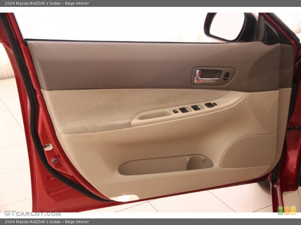Beige Interior Door Panel for the 2004 Mazda MAZDA6 s Sedan #108085025