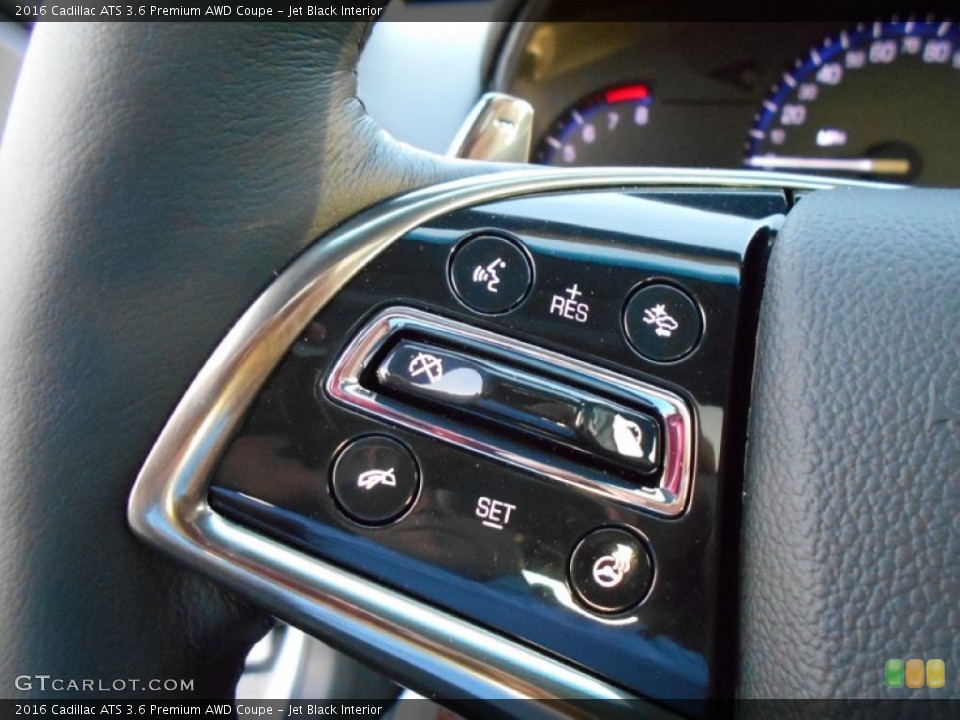 Jet Black Interior Controls for the 2016 Cadillac ATS 3.6 Premium AWD Coupe #108086276