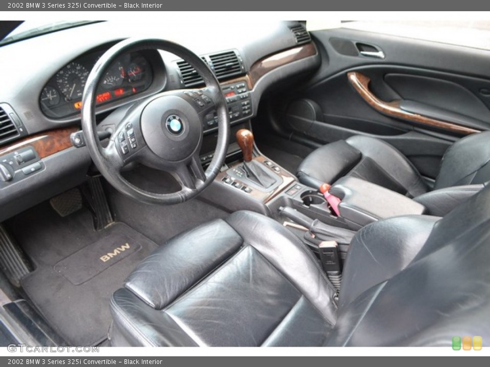 Black Interior Photo for the 2002 BMW 3 Series 325i Convertible #108088226