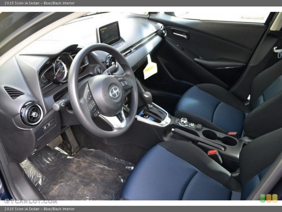 Blue/Black Interior Prime Interior for the 2016 Scion iA Sedan #108089894