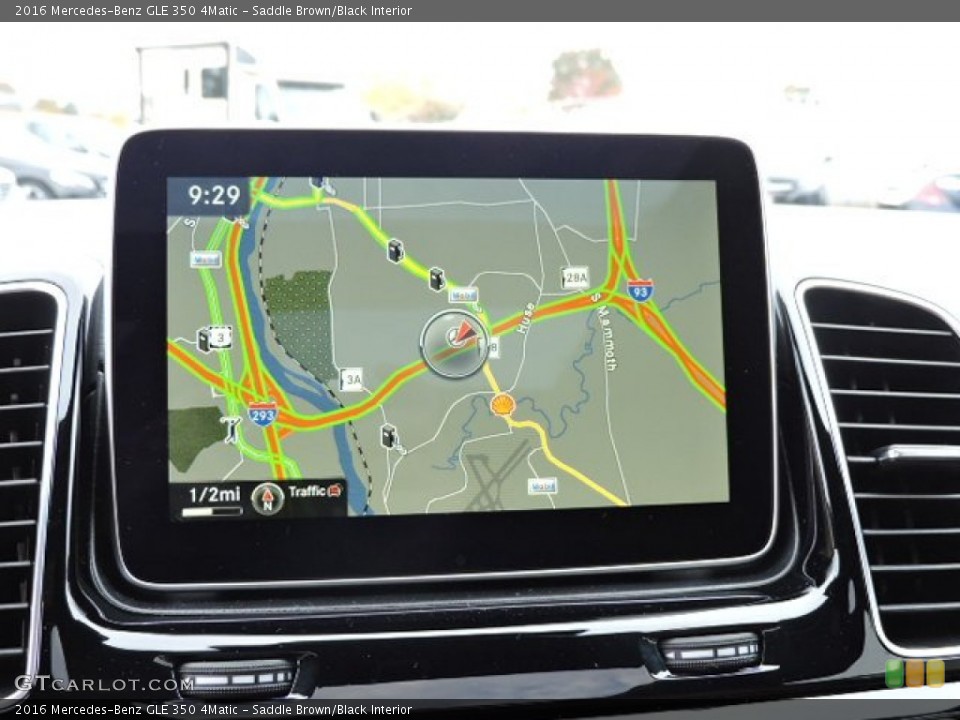 Saddle Brown/Black Interior Navigation for the 2016 Mercedes-Benz GLE 350 4Matic #108094280