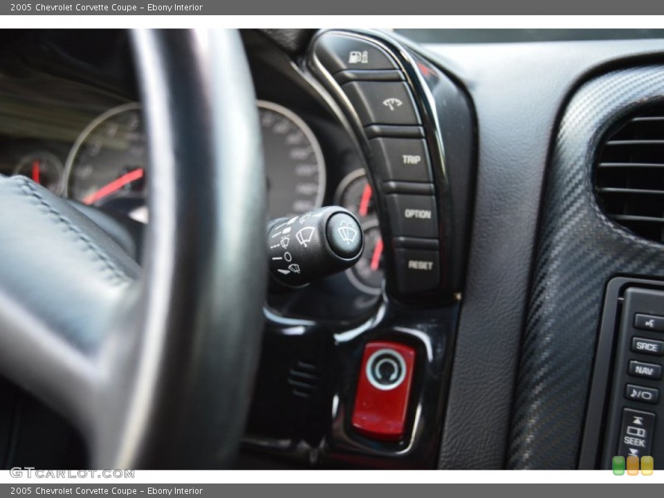 Ebony Interior Controls for the 2005 Chevrolet Corvette Coupe #108095976
