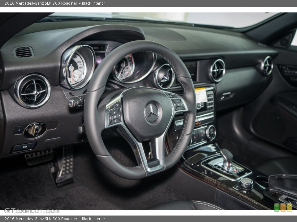 Black Interior Prime Interior for the 2016 Mercedes-Benz SLK 300 Roadster #108098087