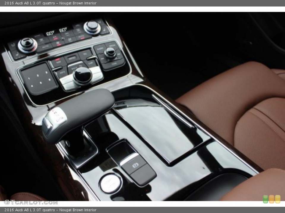 Nougat Brown Interior Transmission for the 2016 Audi A8 L 3.0T quattro #108098747