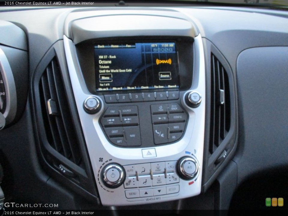 Jet Black Interior Controls for the 2016 Chevrolet Equinox LT AWD #108098780
