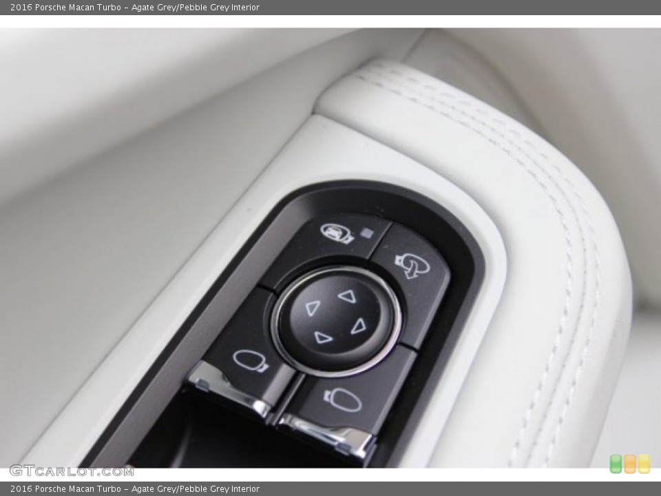Agate Grey/Pebble Grey Interior Controls for the 2016 Porsche Macan Turbo #108099568