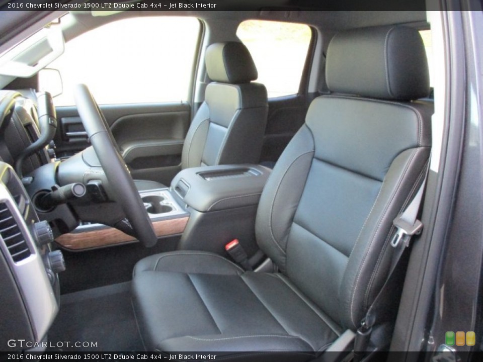 Jet Black Interior Front Seat for the 2016 Chevrolet Silverado 1500 LTZ Double Cab 4x4 #108099618