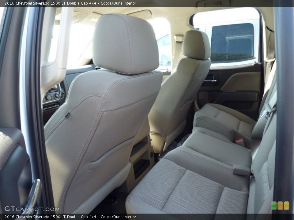 Cocoa/Dune Interior Rear Seat for the 2016 Chevrolet Silverado 1500 LT Double Cab 4x4 #108100022