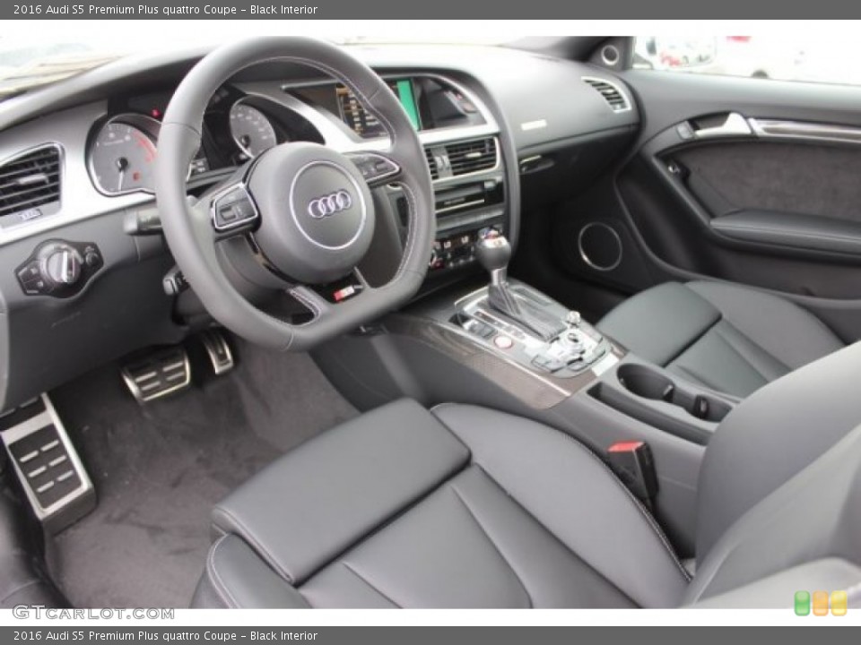 Black Interior Photo for the 2016 Audi S5 Premium Plus quattro Coupe #108100544