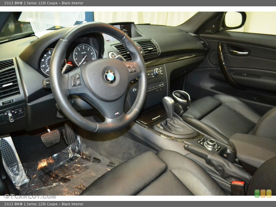 Black Interior Photo for the 2013 BMW 1 Series 128i Coupe #108104438