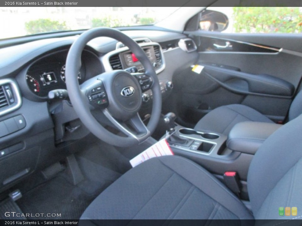 Satin Black Interior Prime Interior for the 2016 Kia Sorento L #108113586