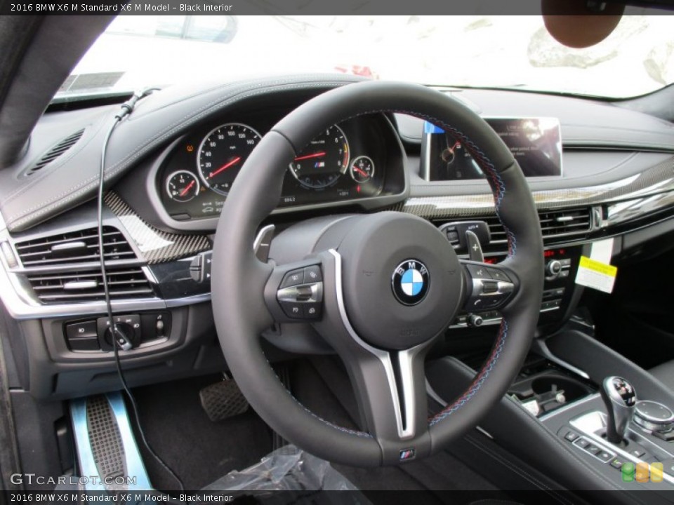 Black Interior Steering Wheel for the 2016 BMW X6 M  #108115842