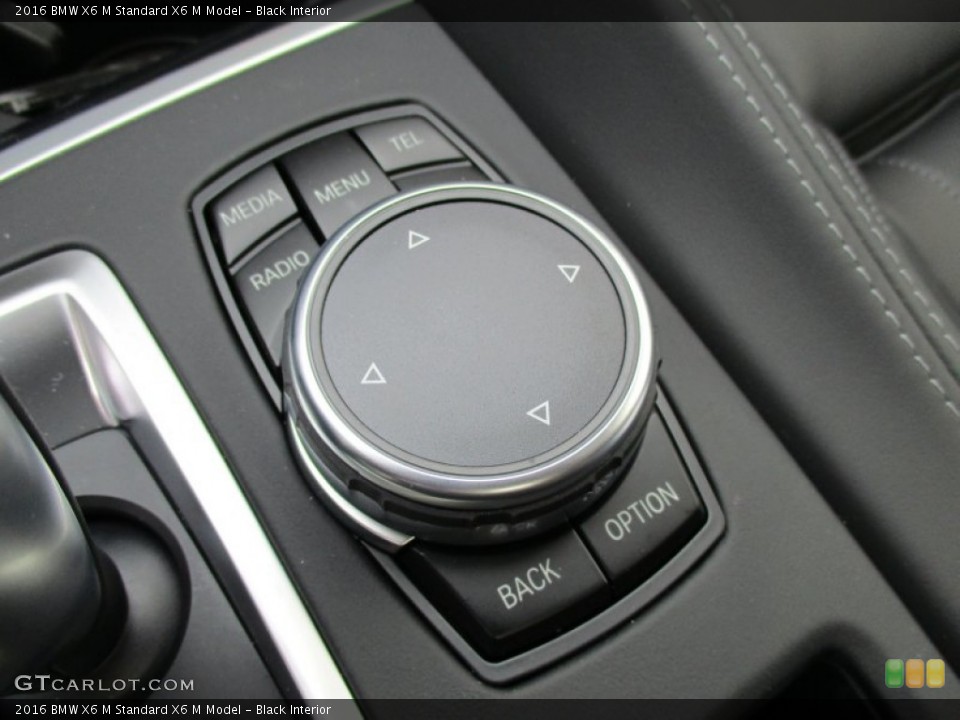 Black Interior Controls for the 2016 BMW X6 M  #108115932