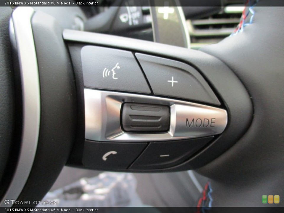 Black Interior Controls for the 2016 BMW X6 M  #108115959