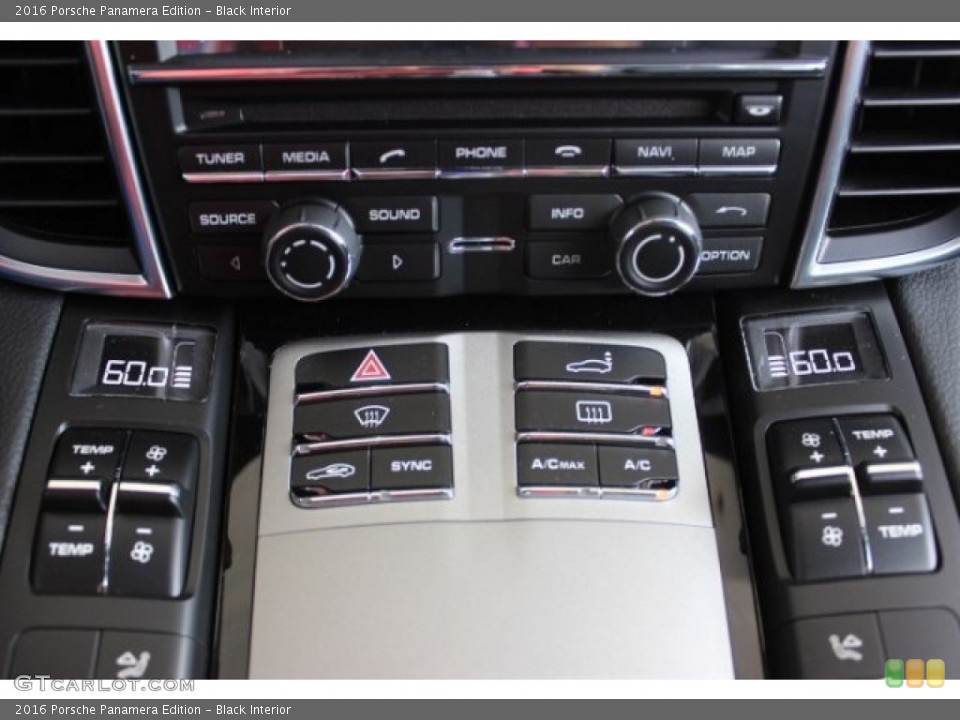 Black Interior Controls for the 2016 Porsche Panamera Edition #108119889