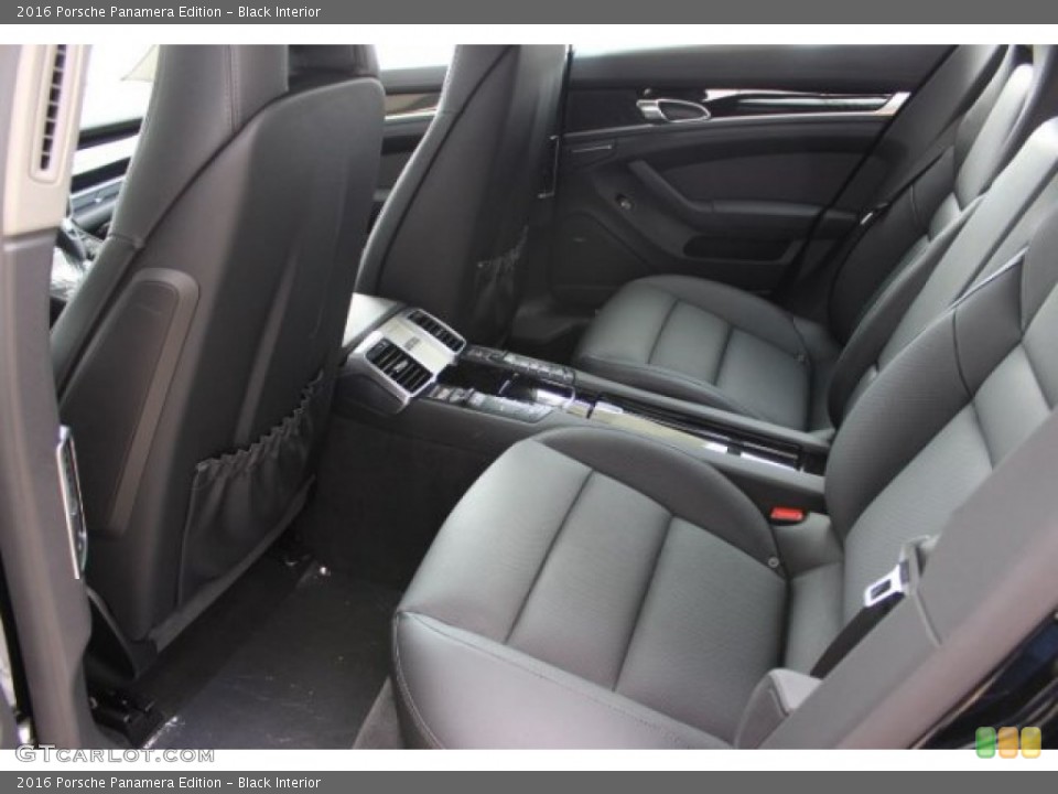 Black Interior Rear Seat for the 2016 Porsche Panamera Edition #108120147