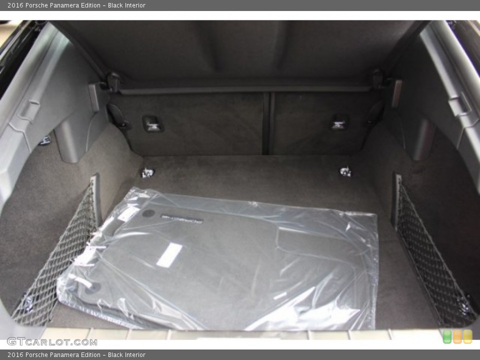 Black Interior Trunk for the 2016 Porsche Panamera Edition #108120225