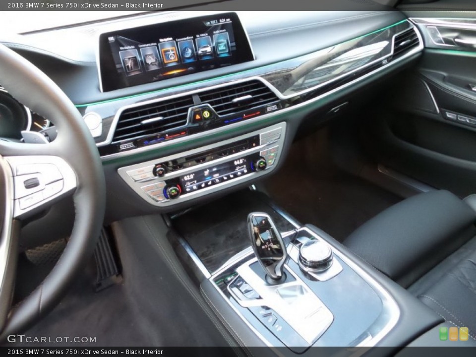 Black Interior Dashboard for the 2016 BMW 7 Series 750i xDrive Sedan #108120543