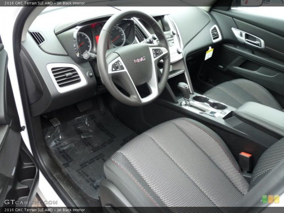 Jet Black Interior Photo for the 2016 GMC Terrain SLE AWD #108124212