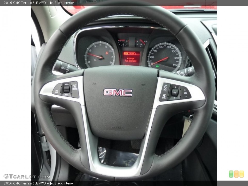 Jet Black Interior Steering Wheel for the 2016 GMC Terrain SLE AWD #108124272