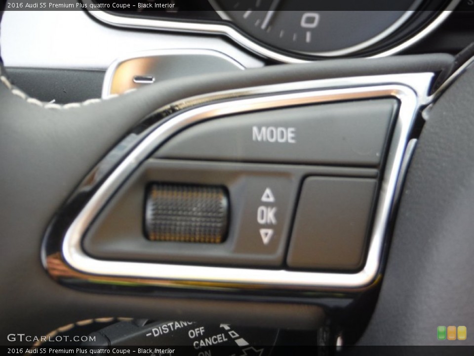 Black Interior Controls for the 2016 Audi S5 Premium Plus quattro Coupe #108124677