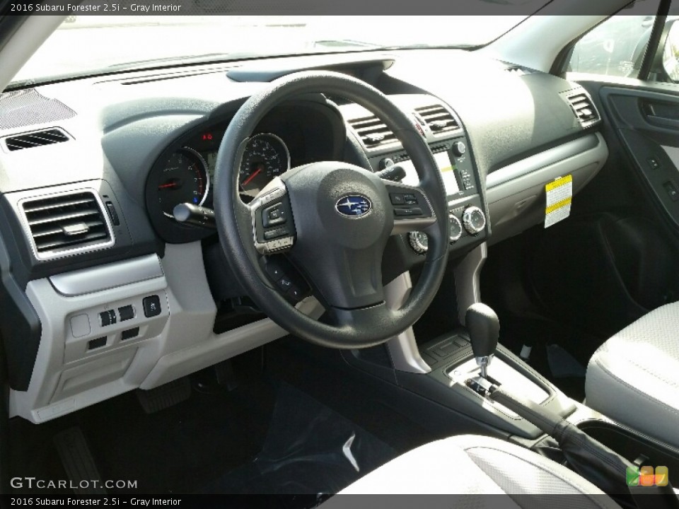 Gray Interior Prime Interior for the 2016 Subaru Forester 2.5i #108133935