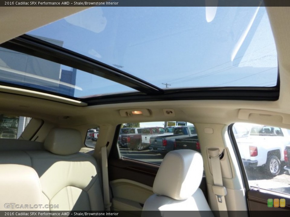 Shale/Brownstone Interior Sunroof for the 2016 Cadillac SRX Performance AWD #108135569
