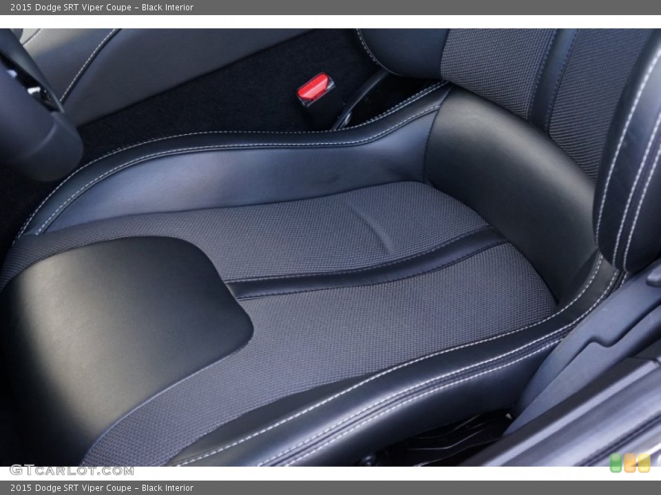 Black Interior Front Seat for the 2015 Dodge SRT Viper Coupe #108135681