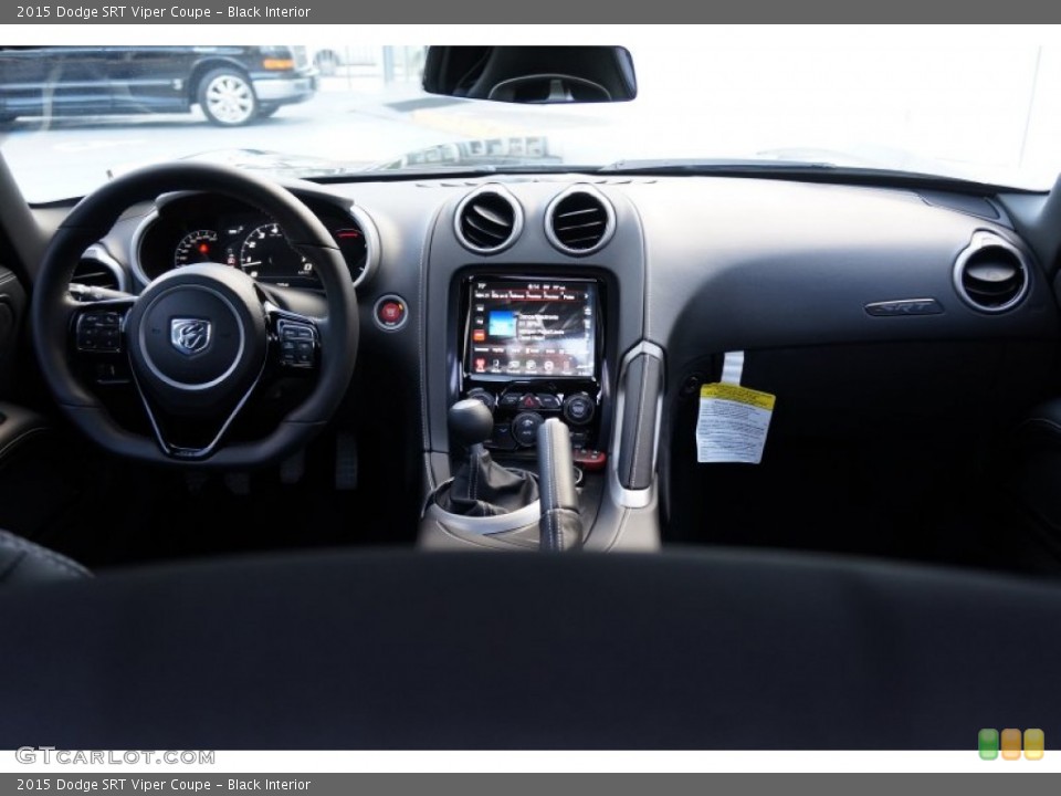 Black Interior Dashboard for the 2015 Dodge SRT Viper Coupe #108135744