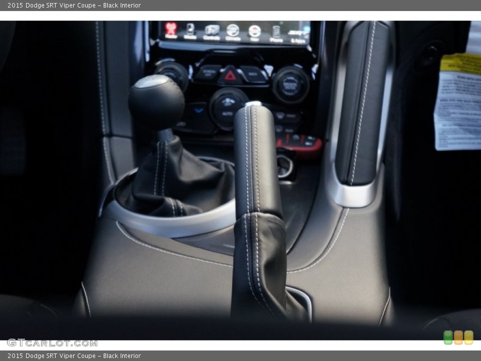 Black Interior Controls for the 2015 Dodge SRT Viper Coupe #108135828