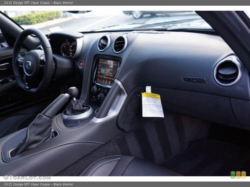 Black Interior Dashboard for the 2015 Dodge SRT Viper Coupe #108135909