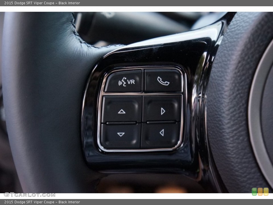 Black Interior Controls for the 2015 Dodge SRT Viper Coupe #108136247