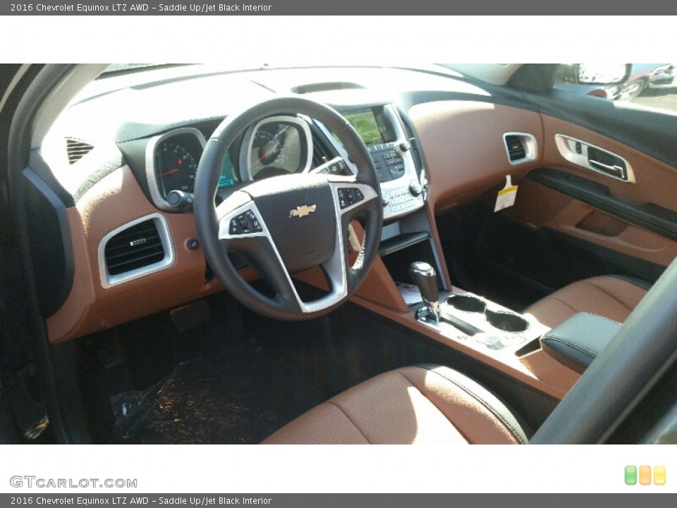Saddle Up/Jet Black Interior Photo for the 2016 Chevrolet Equinox LTZ AWD #108141939