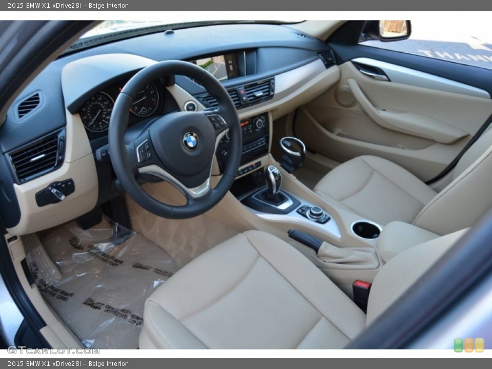 Beige Interior Photo for the 2015 BMW X1 xDrive28i #108146182