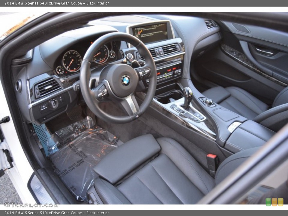 Black Interior Prime Interior for the 2014 BMW 6 Series 640i xDrive Gran Coupe #108148747