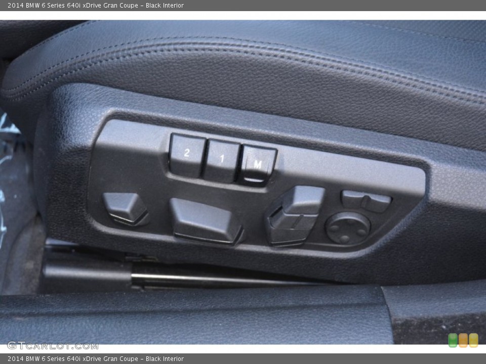 Black Interior Controls for the 2014 BMW 6 Series 640i xDrive Gran Coupe #108148795