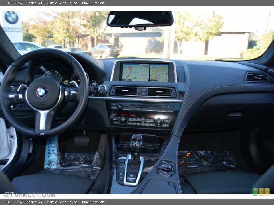 Black Interior Dashboard for the 2014 BMW 6 Series 640i xDrive Gran Coupe #108148873
