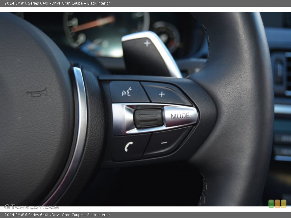 Black Interior Controls for the 2014 BMW 6 Series 640i xDrive Gran Coupe #108148979