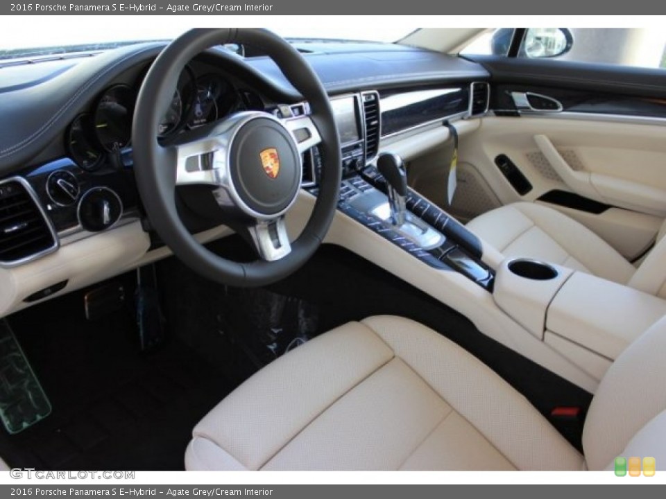 Agate Grey/Cream 2016 Porsche Panamera Interiors