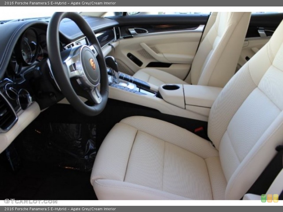Agate Grey/Cream Interior Front Seat for the 2016 Porsche Panamera S E-Hybrid #108149805