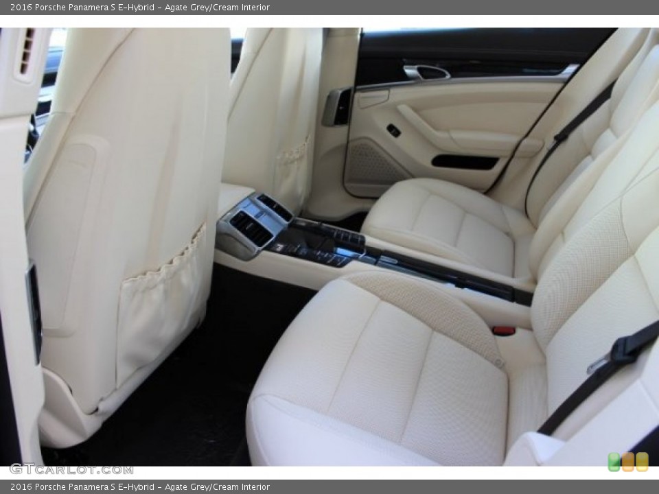 Agate Grey/Cream Interior Rear Seat for the 2016 Porsche Panamera S E-Hybrid #108150187