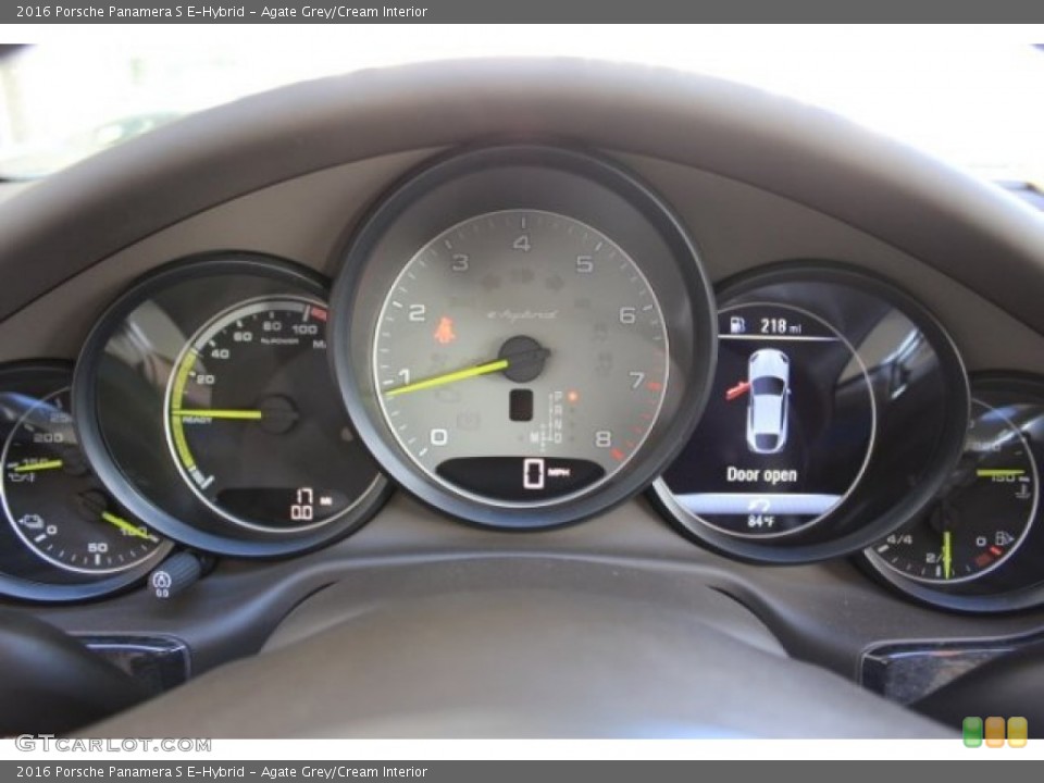 Agate Grey/Cream Interior Gauges for the 2016 Porsche Panamera S E-Hybrid #108150363