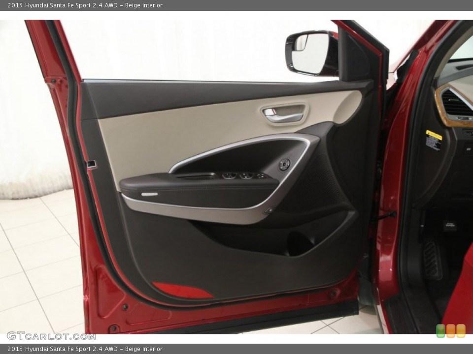Beige Interior Door Panel for the 2015 Hyundai Santa Fe Sport 2.4 AWD #108152266