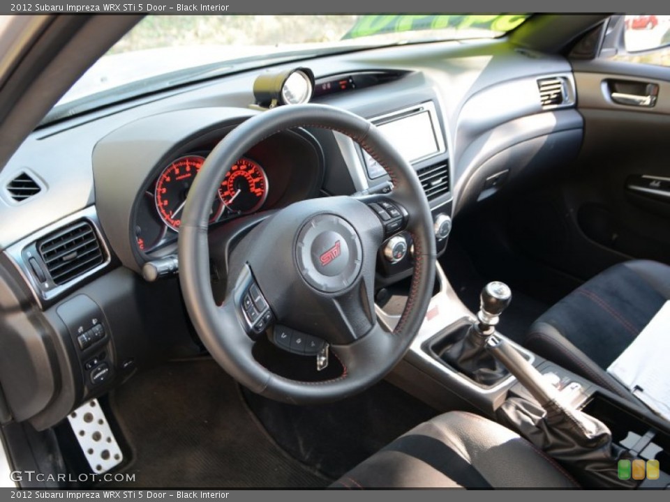 Black Interior Prime Interior for the 2012 Subaru Impreza WRX STi 5 Door #108154699