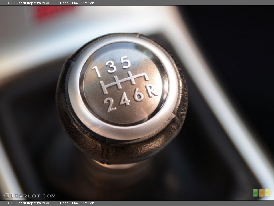 Black Interior Transmission for the 2012 Subaru Impreza WRX STi 5 Door #108154924