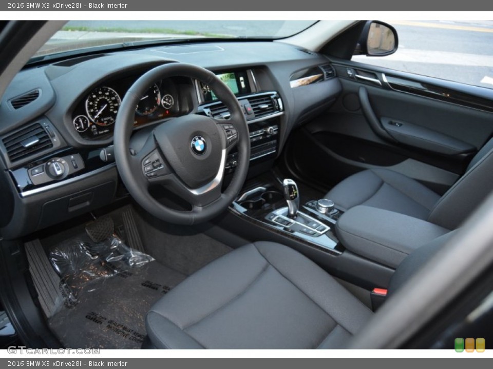 Black Interior Photo for the 2016 BMW X3 xDrive28i #108159283