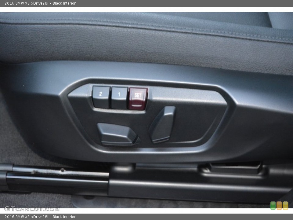 Black Interior Controls for the 2016 BMW X3 xDrive28i #108159334